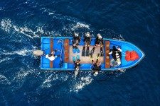 Dive Tender Divers Aerial View