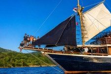 Mari Crew On Bow Sails