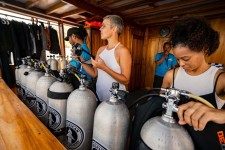 Scuba Tanks Onboard Blue Lotus