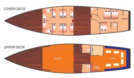 Jaya liveaboard deckplan