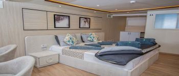 Main deck honeymoon suite double cabin