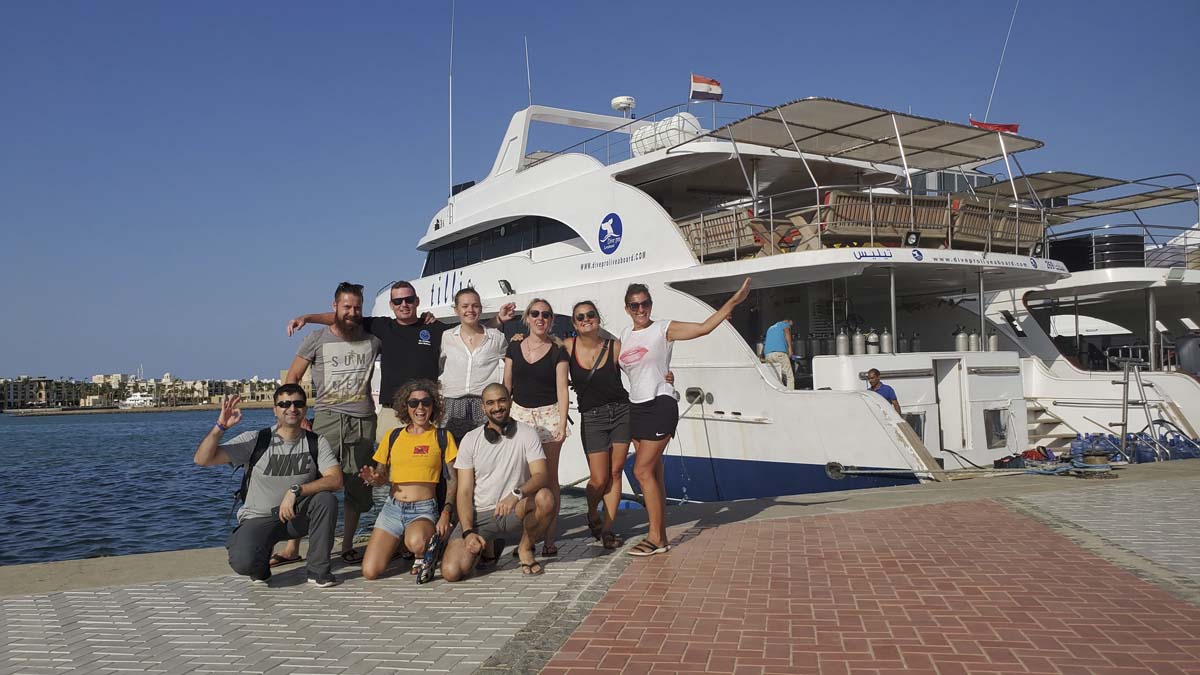Red Sea liveaboard in Egypt. Our team try out some boats.
