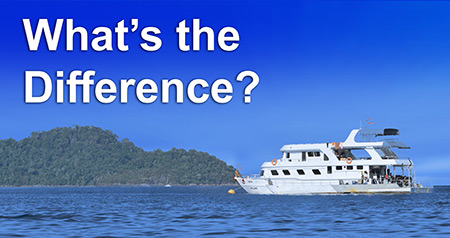 whats the difference between a flexible liveaboard and a scheduled