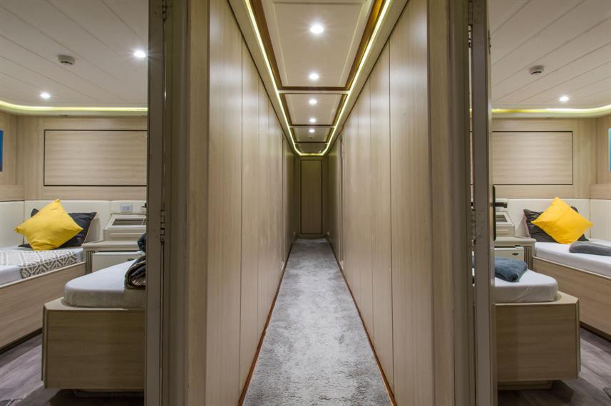 lower deck corridor