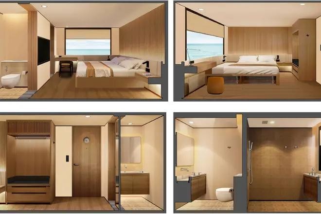 Upper Deck Double/Twin Single Beds Cabin
